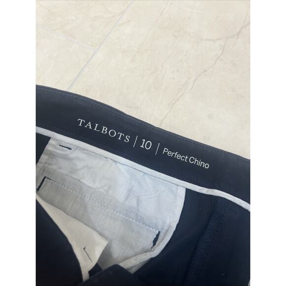 Talbots Size 10 10R The Perfect Chino Pants Navy Blue Pre-Owned0 - Picture 2 of 8